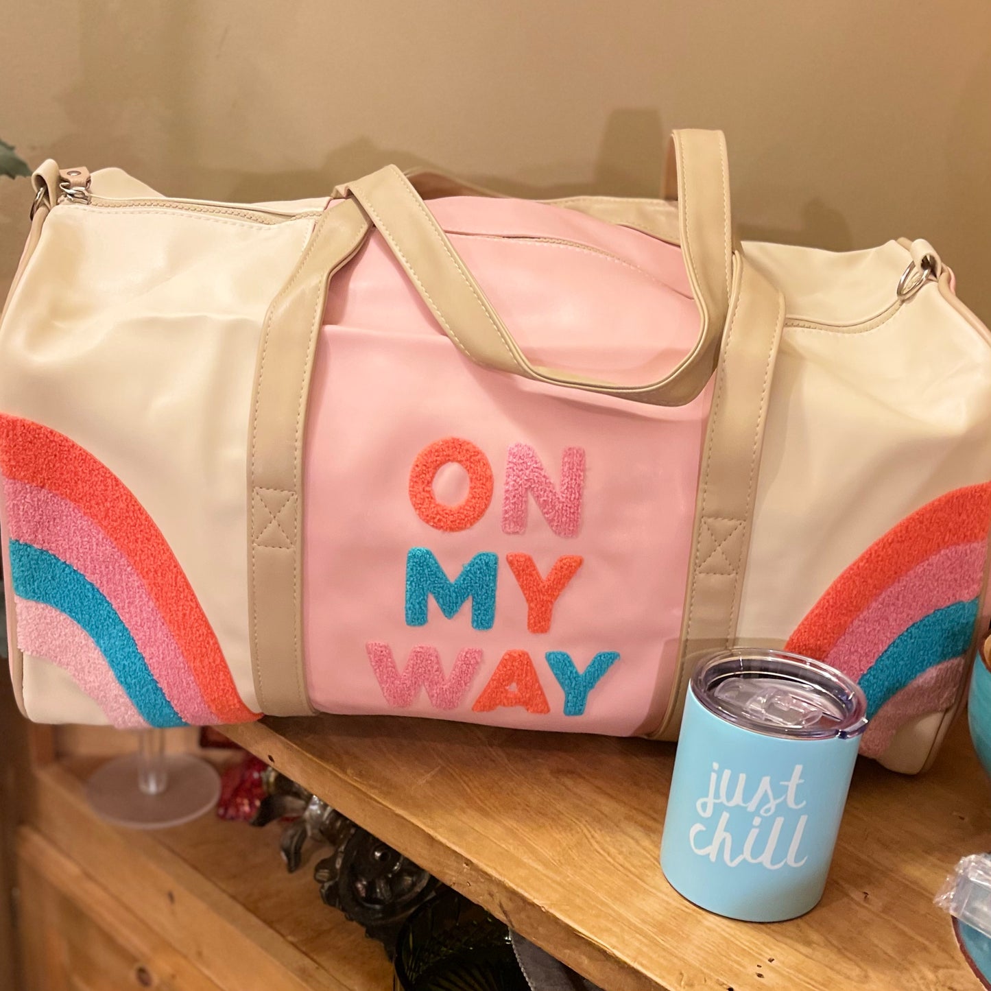 Duffle Bag: Weekender - On My Way • Getaway • Happy Camper