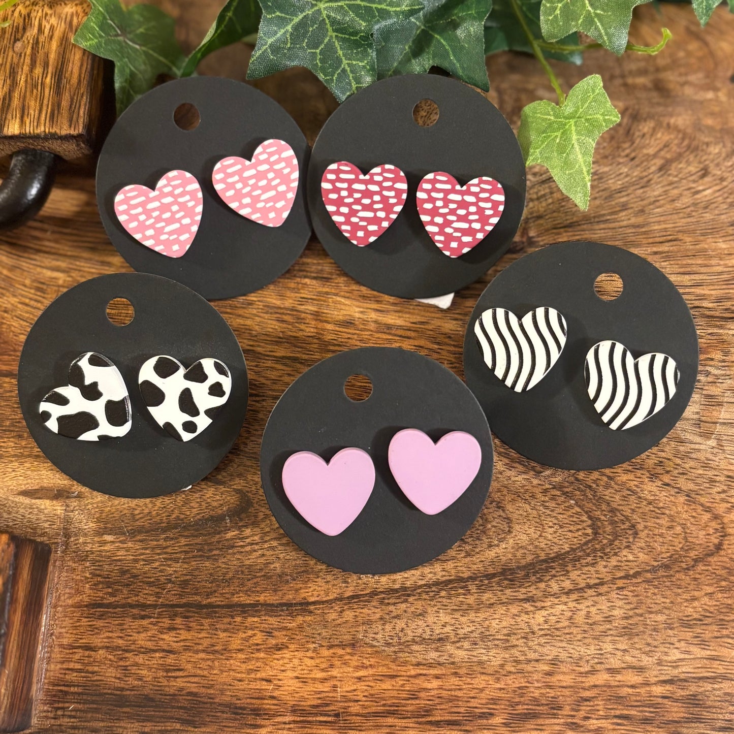 Valentine’s Day: Heart Post Back Earrings
