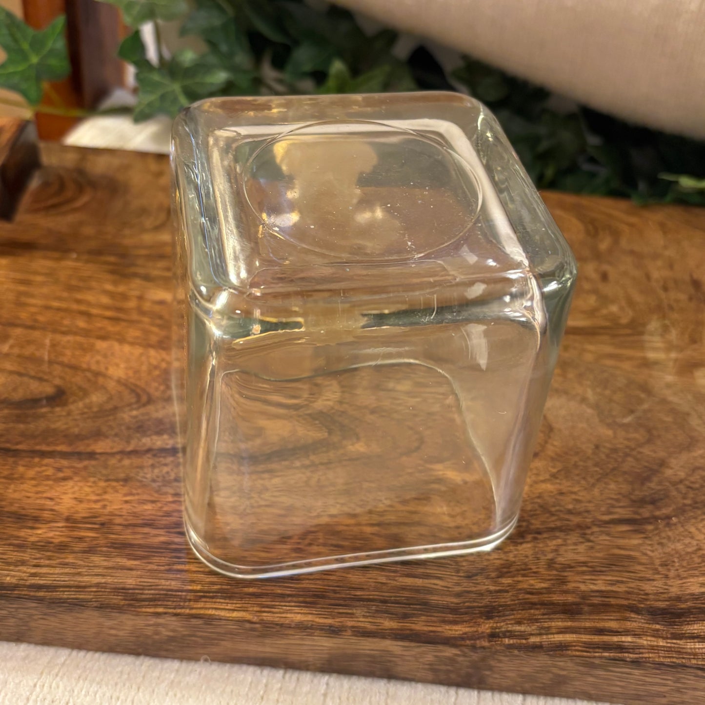 Glass Vase featuring a Gold Cross Intaglio
