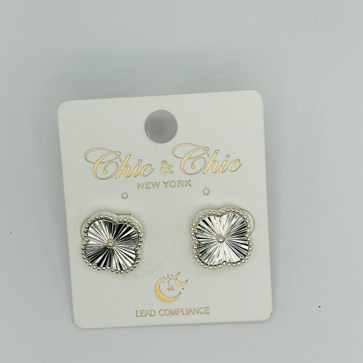 Turn To You Clover Post Back Earrings