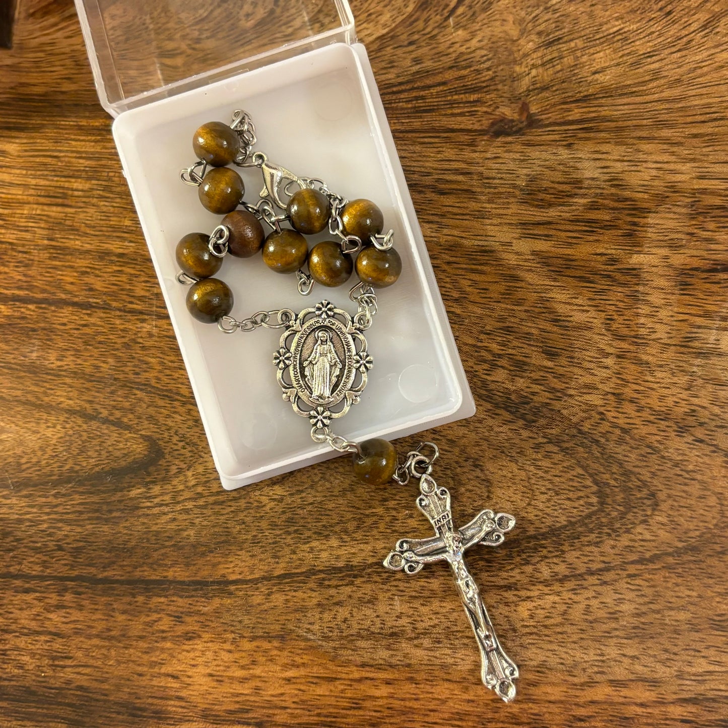 Auto Rearview Mirror Rosary