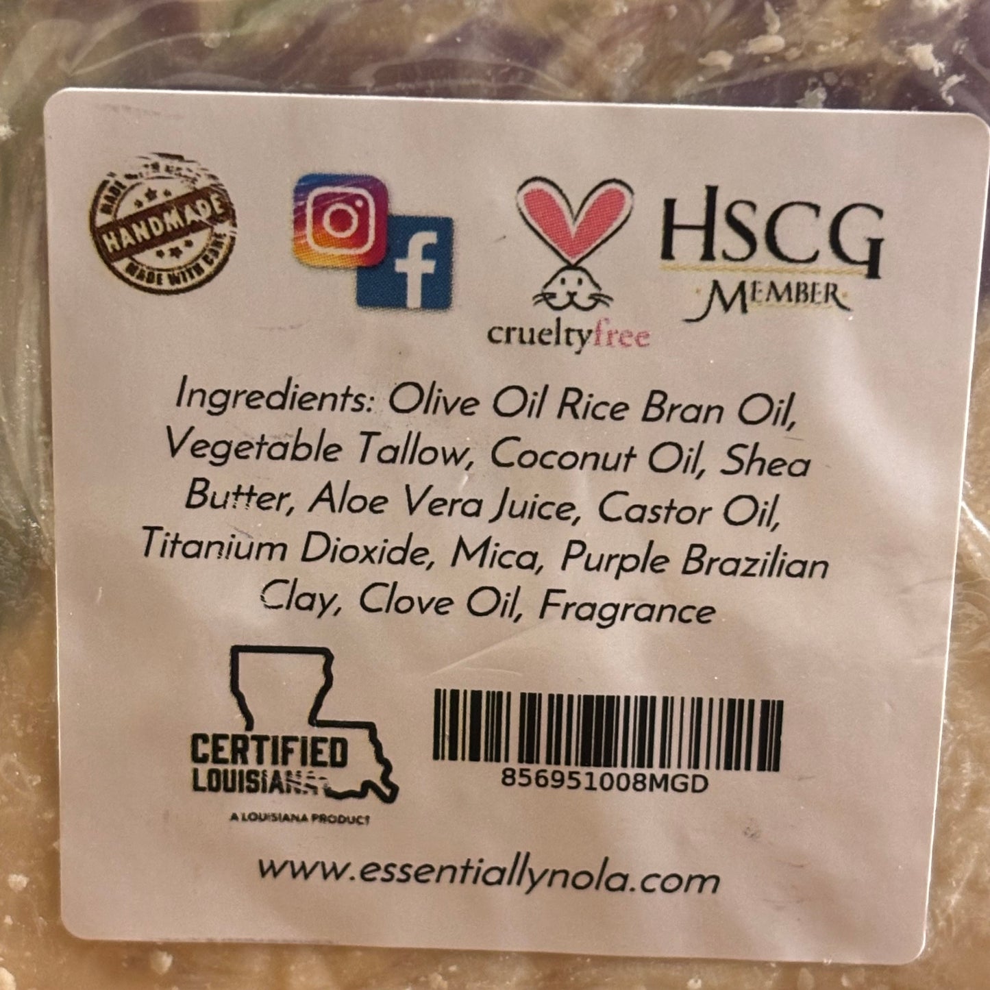 NOLA Soapworks Handmade Artisan Soap featuring Louisiana Scents