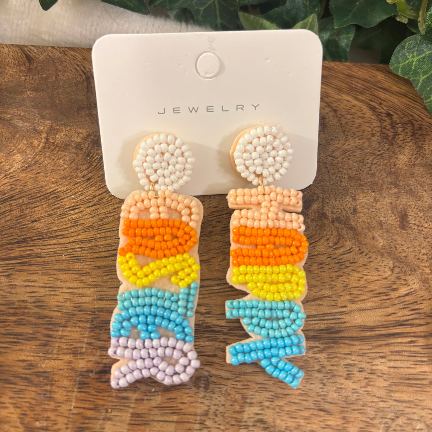 Easter Bunny Drop Earrings