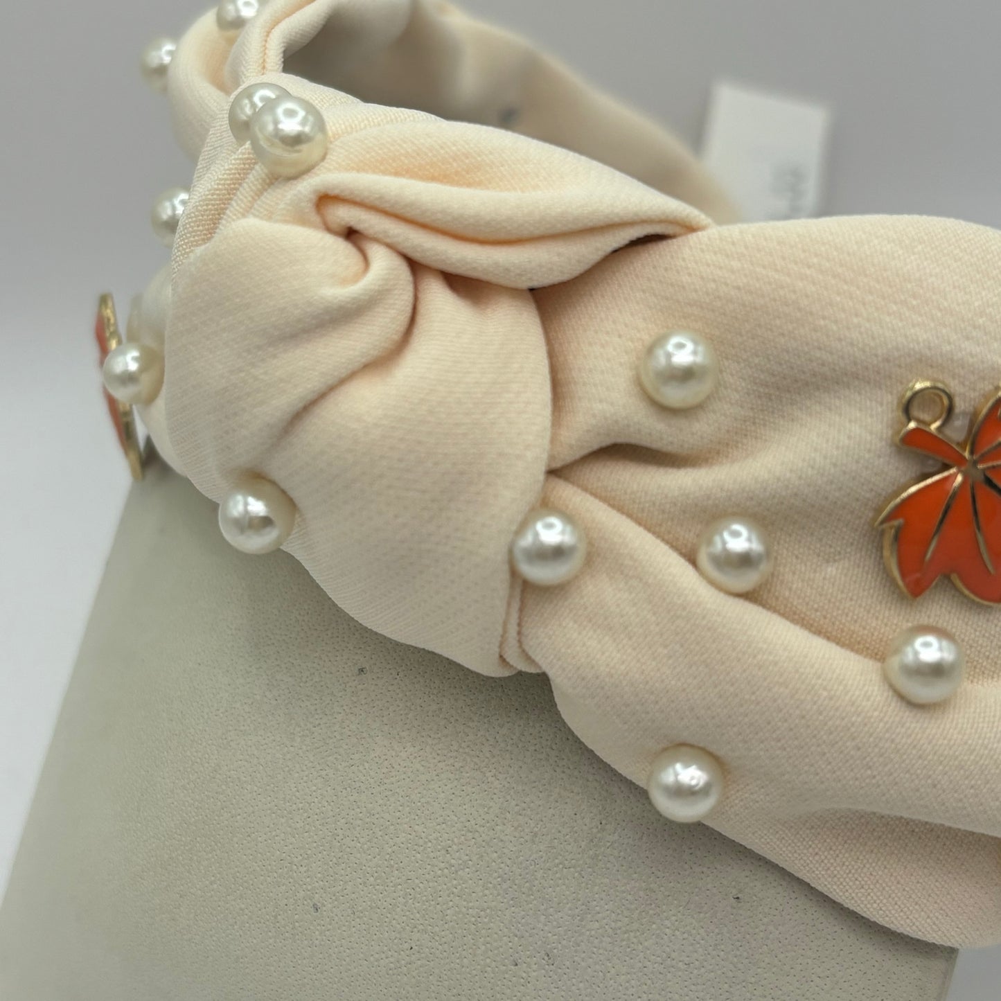 Fall Leaves or Turkey Headbands Embellished with Pearls