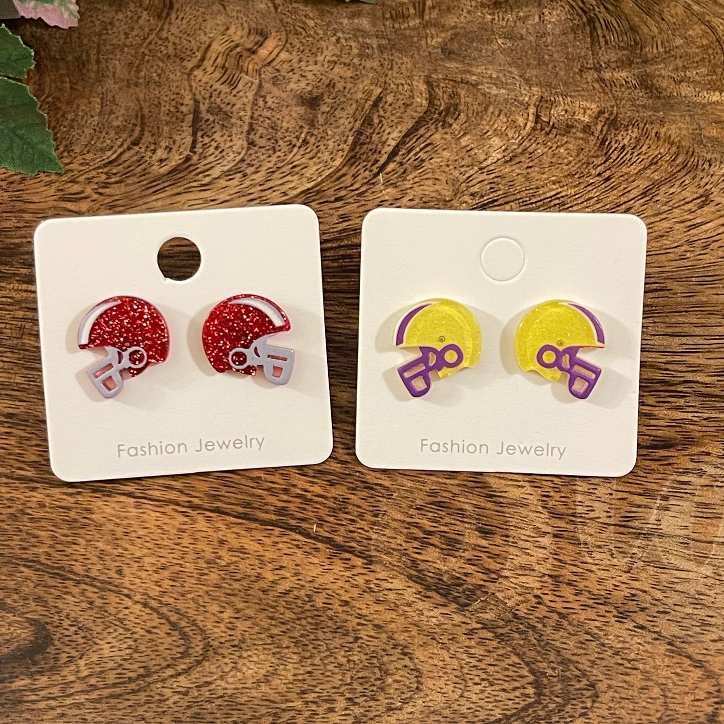Helmet Post Back Style Earrings