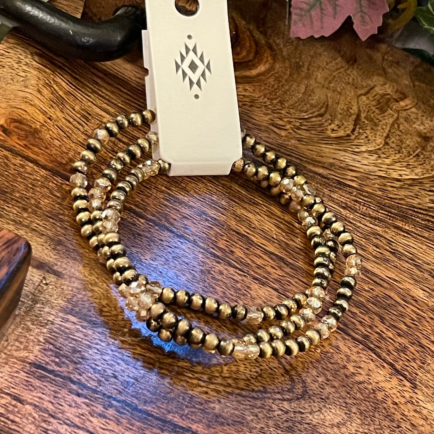 Bronze Color Stretch Bracelet Set