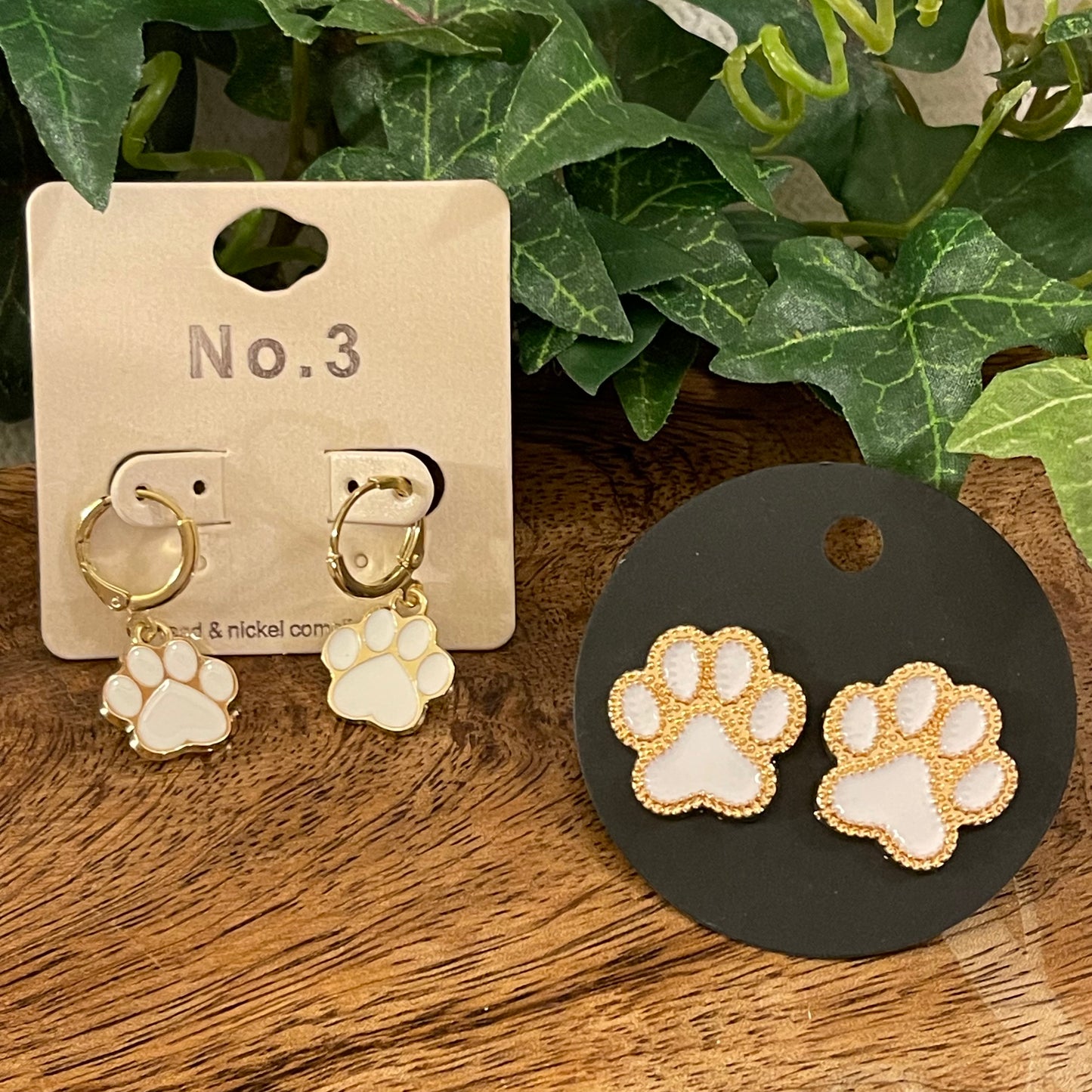 GameDay: Paws Post Back or Leverback Earrings