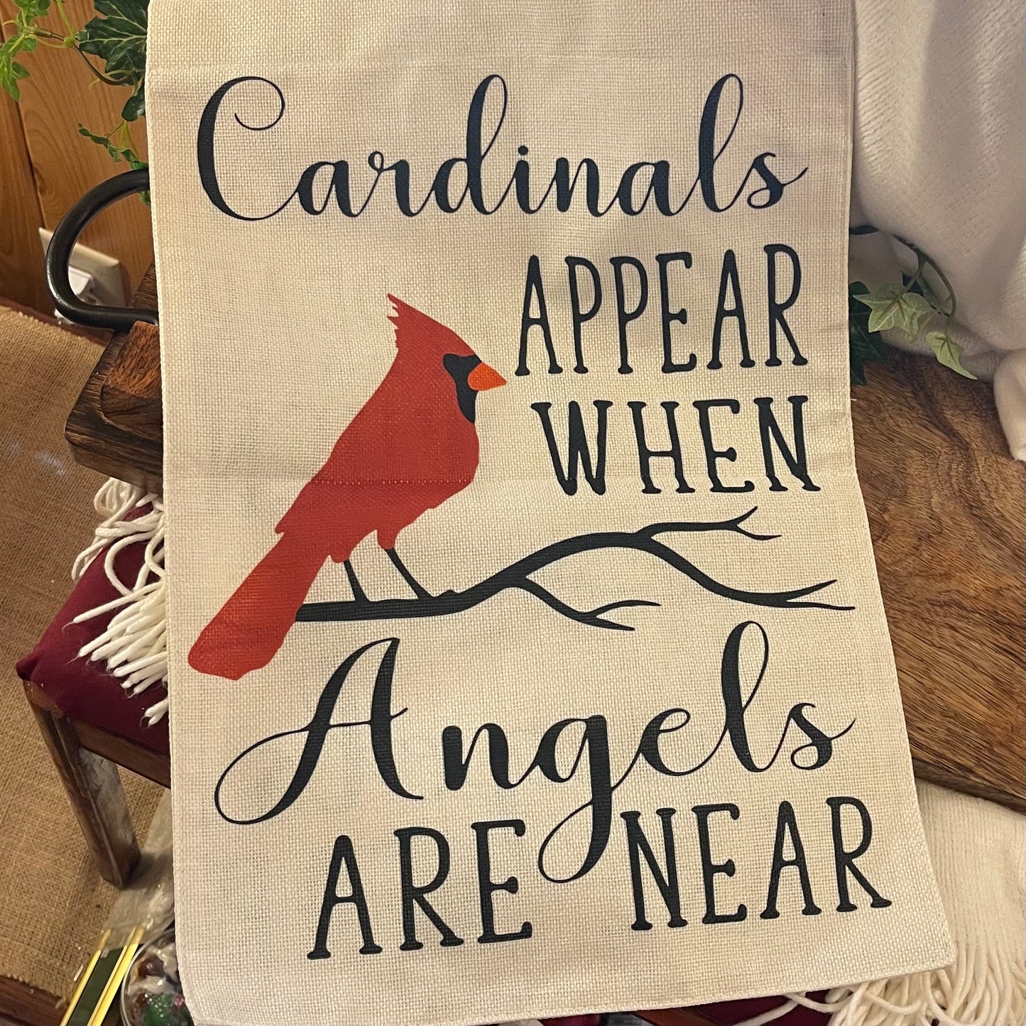 Red Cardinal Garden Flag or Ornament
