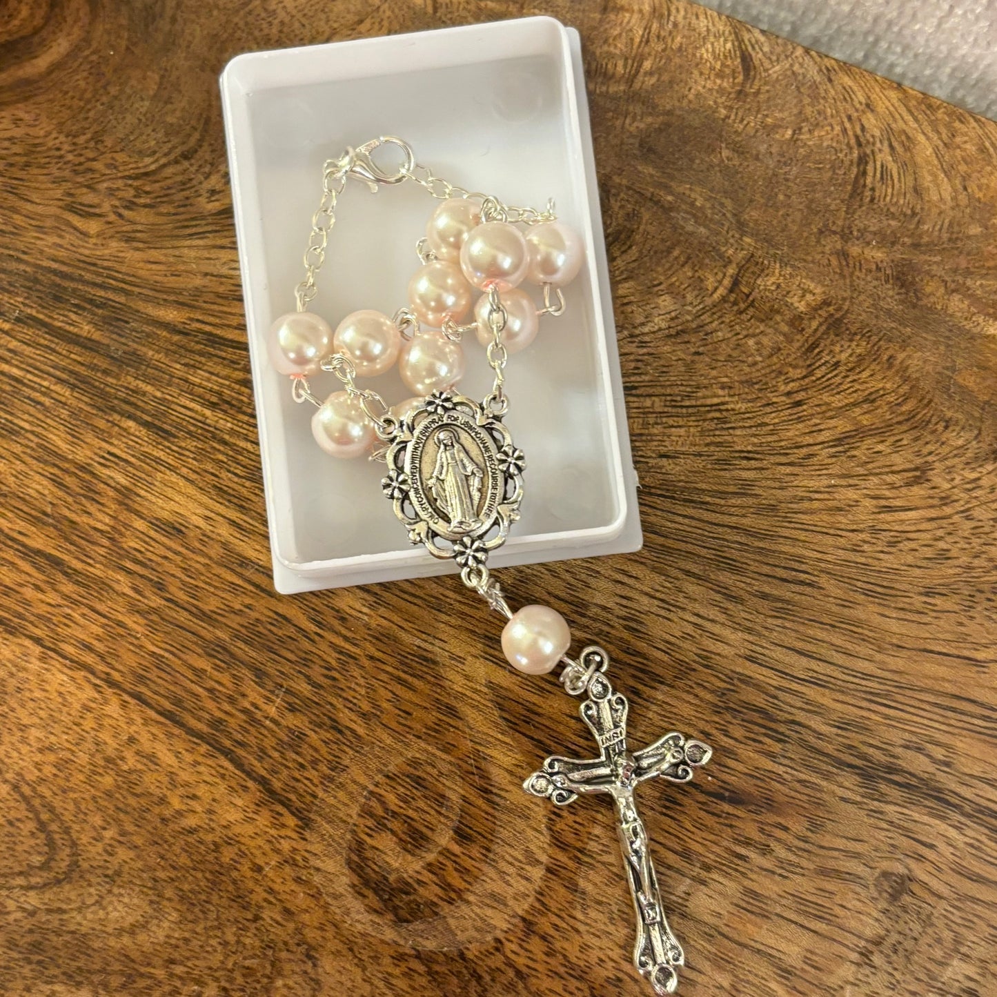 Auto Rearview Mirror Rosary