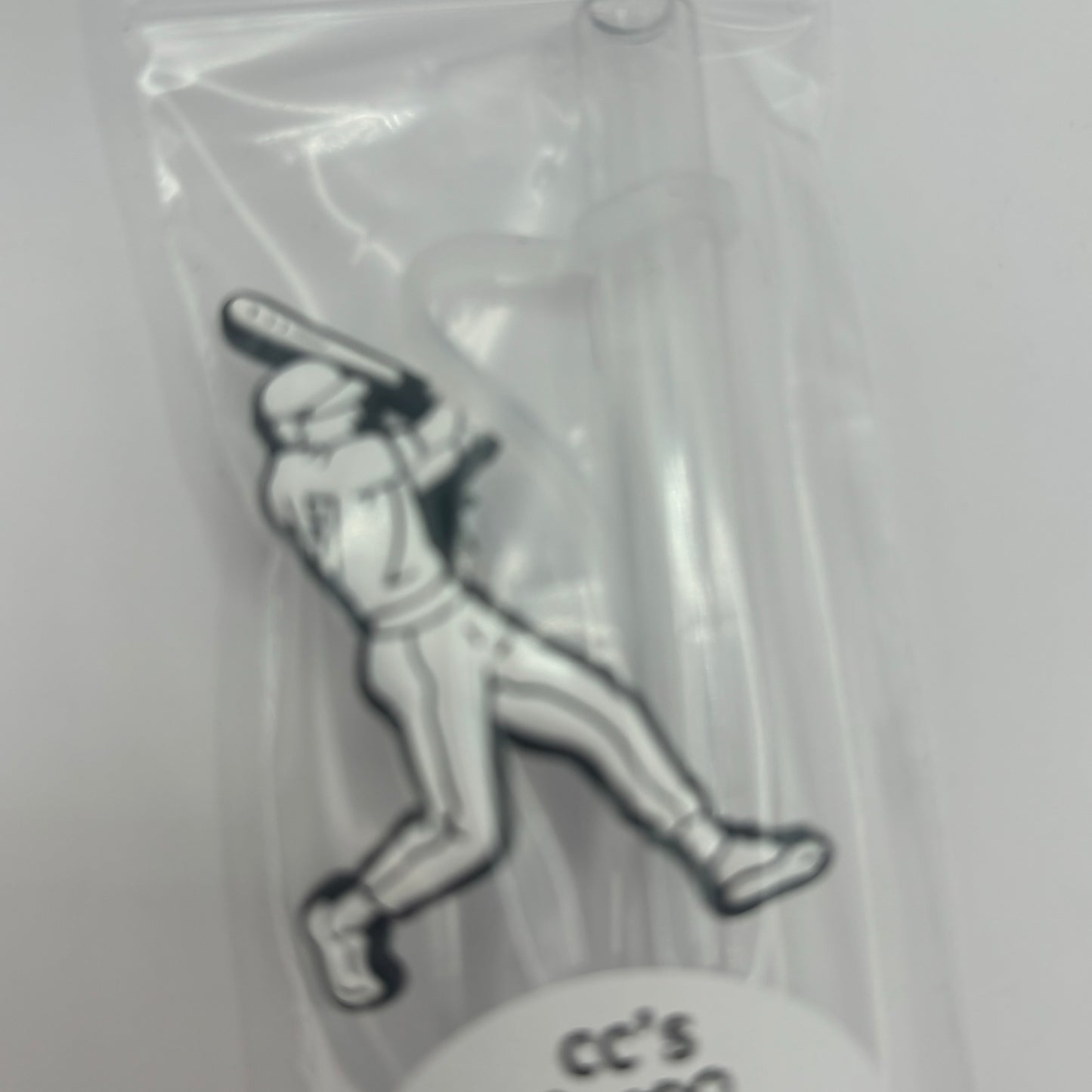 8mm 12” tall Straw and Baseball Straw Cover