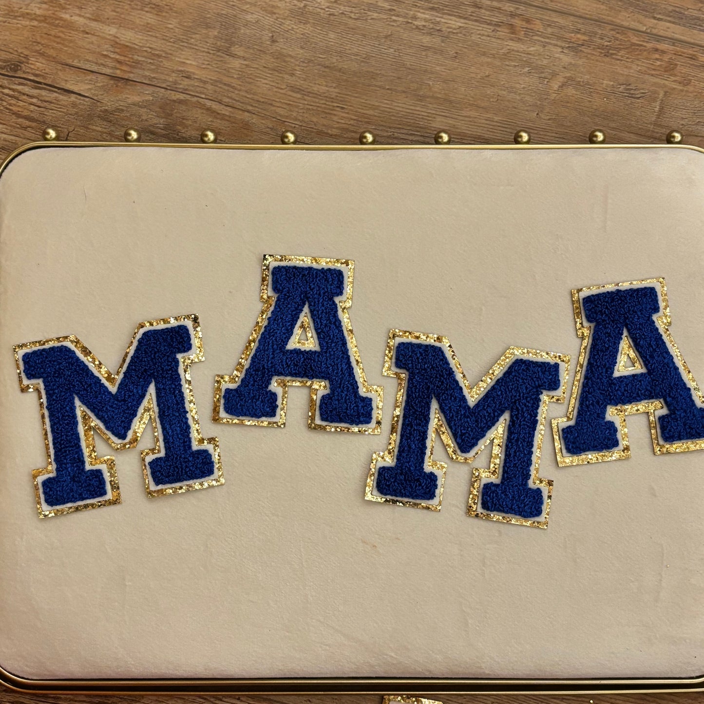 Chenille Iron On Patch Letters • MAMA