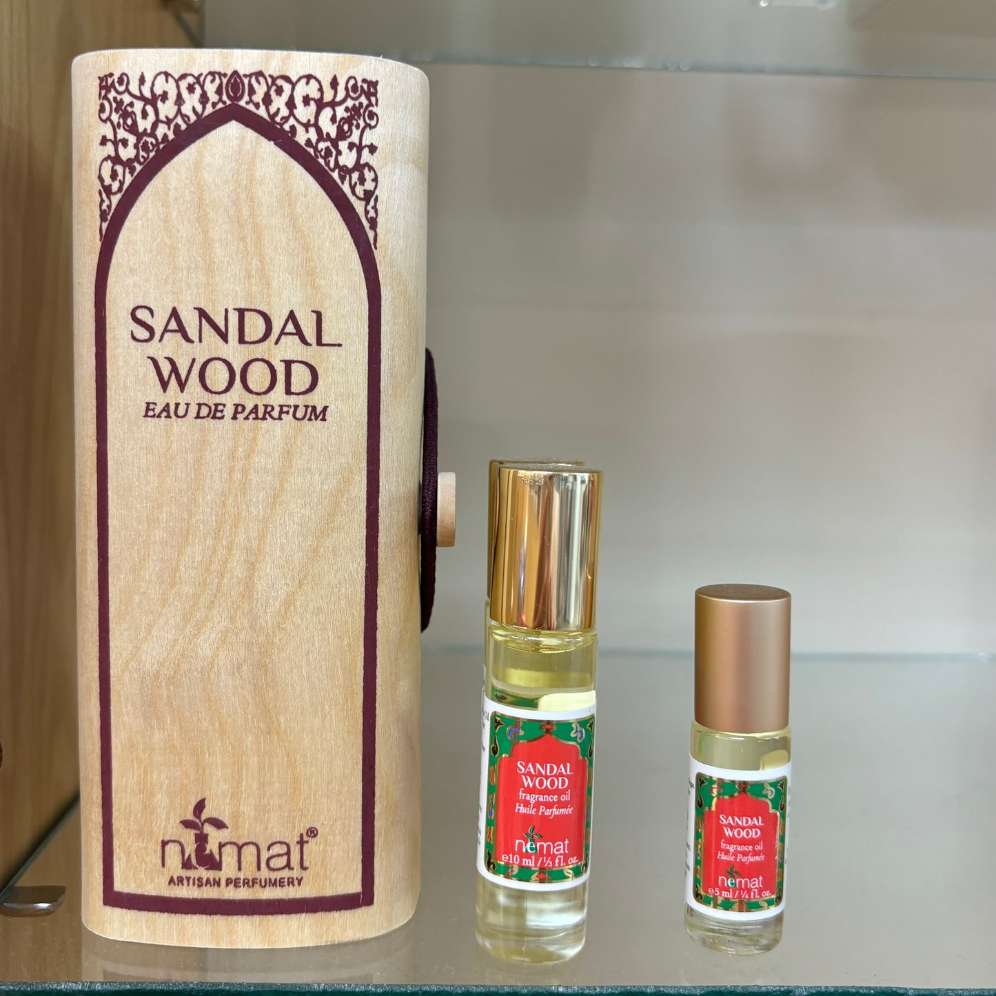 Sandalwood Parfum 50ml Spray • Sandalwood Fragrance Oil in Convenient 10ml or 5ml Rollerball