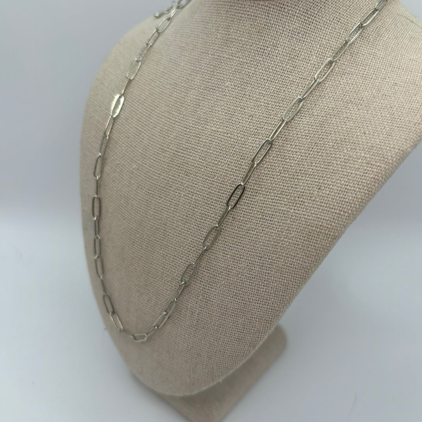 Silver Chain Link Necklace