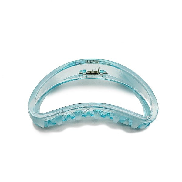 Frosted Half Moon Acrylic Claw Hair Clip