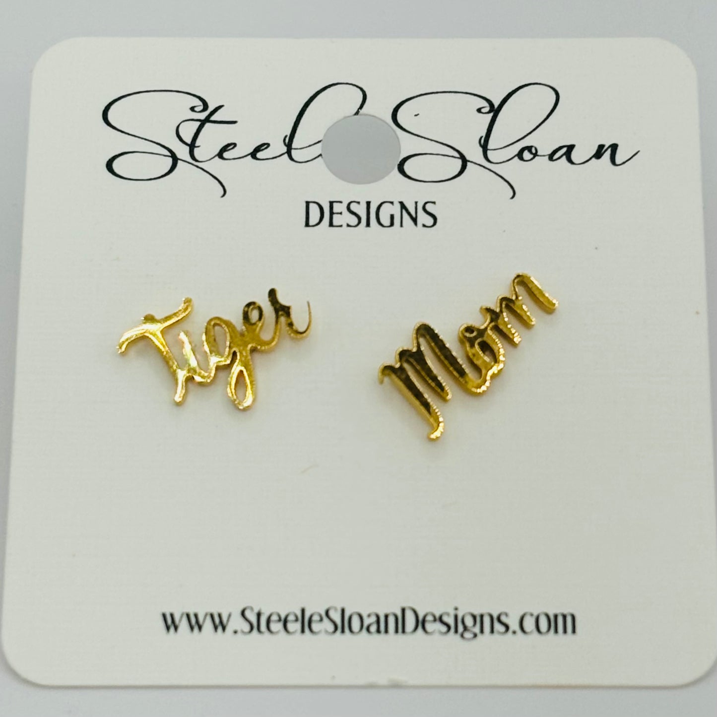 GameDay: Tiger Mom Post Back Earrings