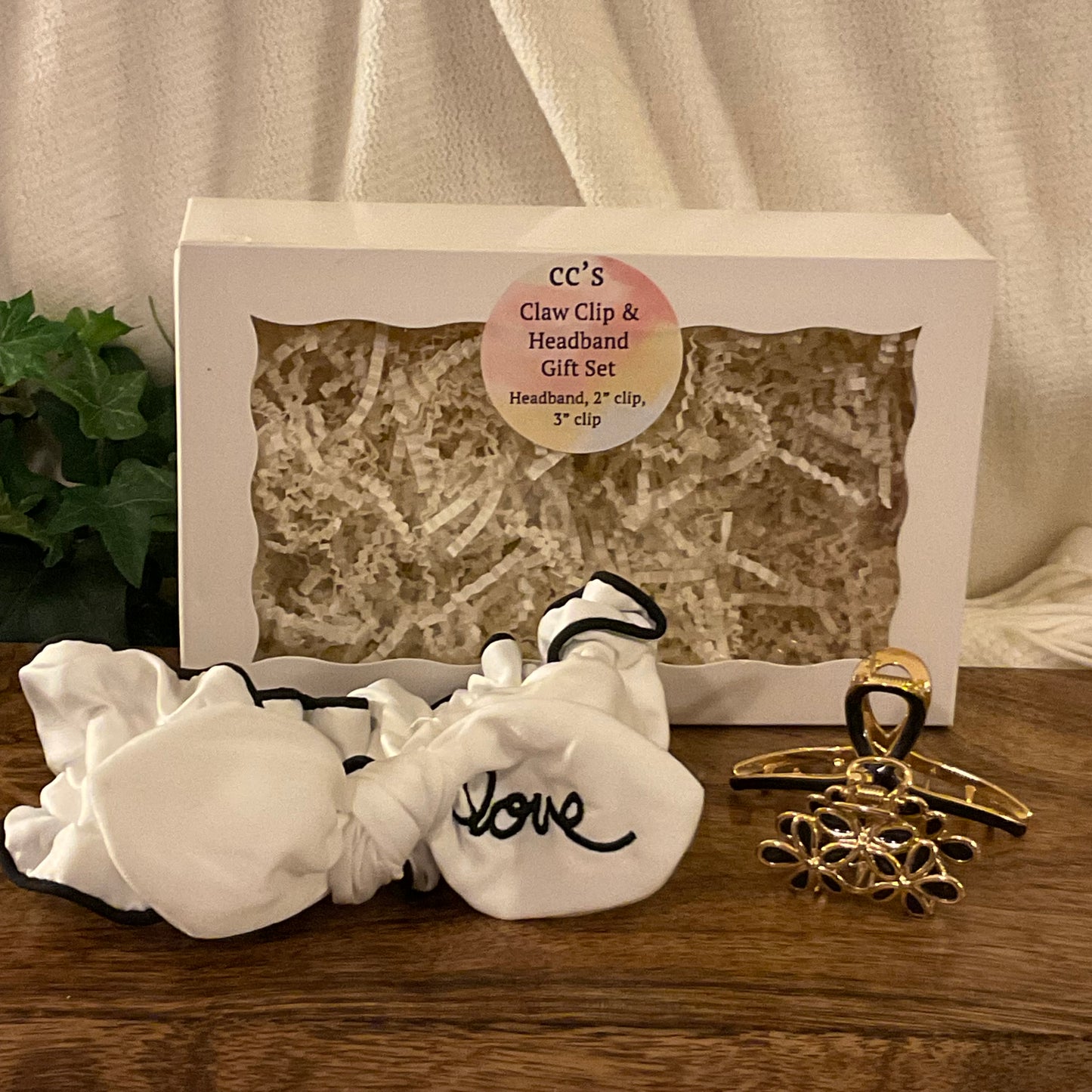 Spa Headband & Claw Cip Gift Set