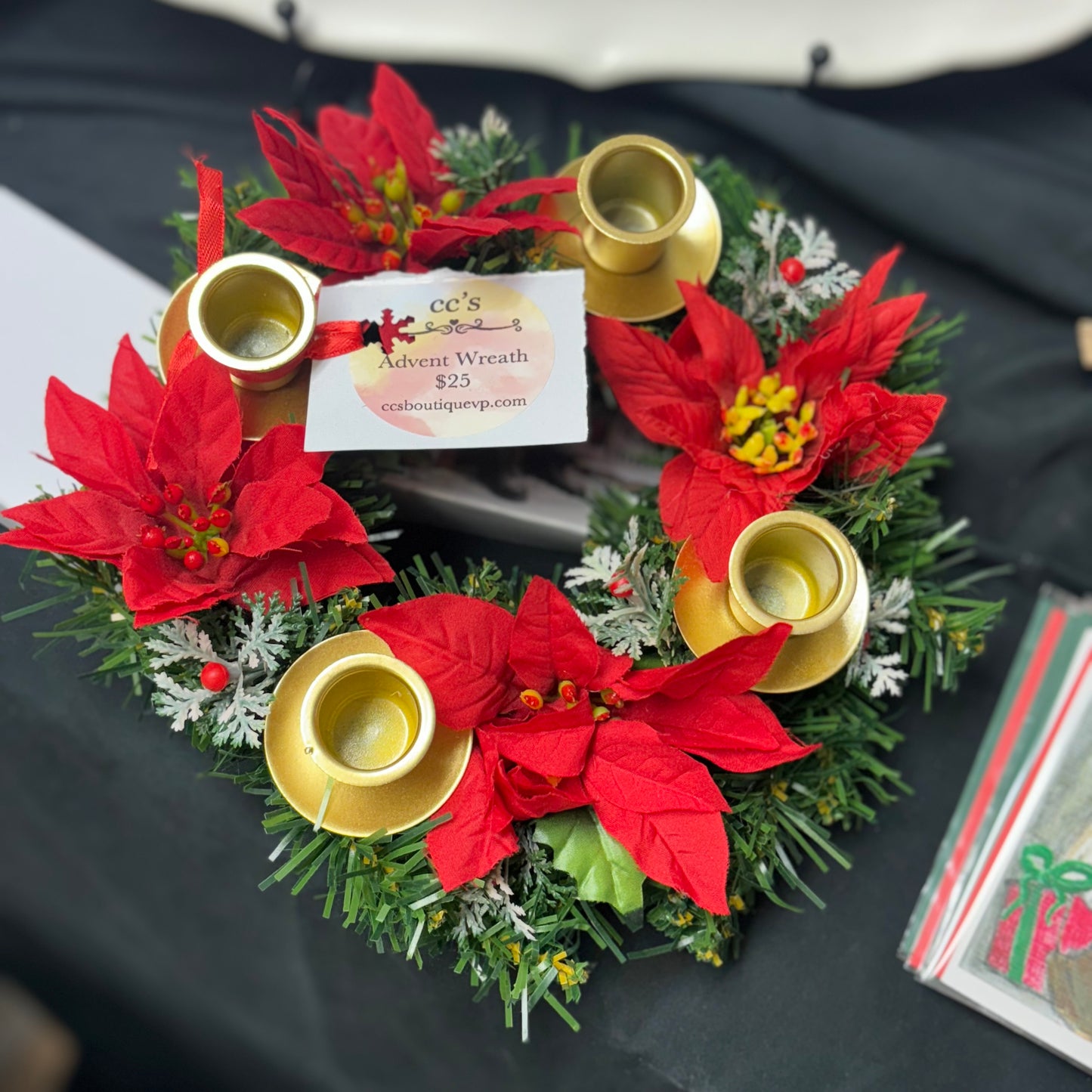 Christmas: Advent Candle Set 10” or 12” or Advent Wreath