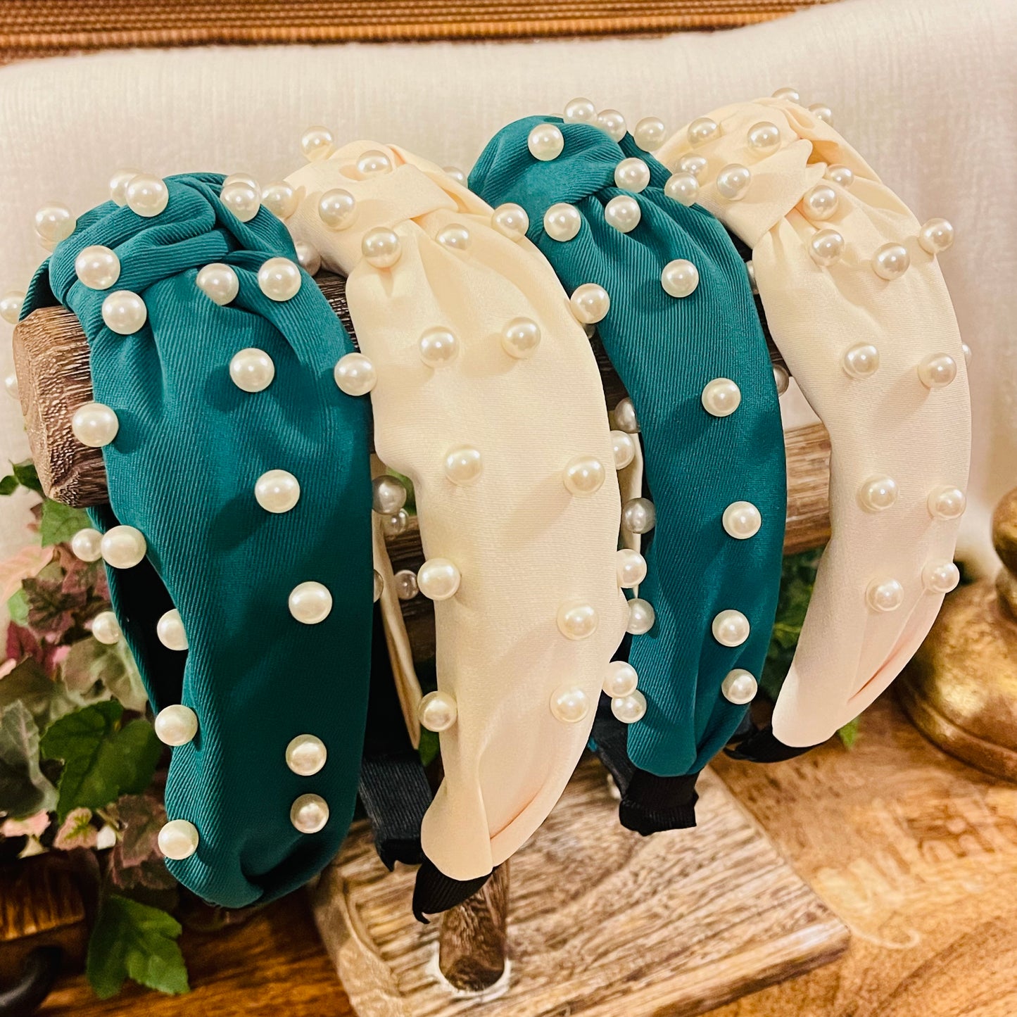 Pearl Beaded Headband