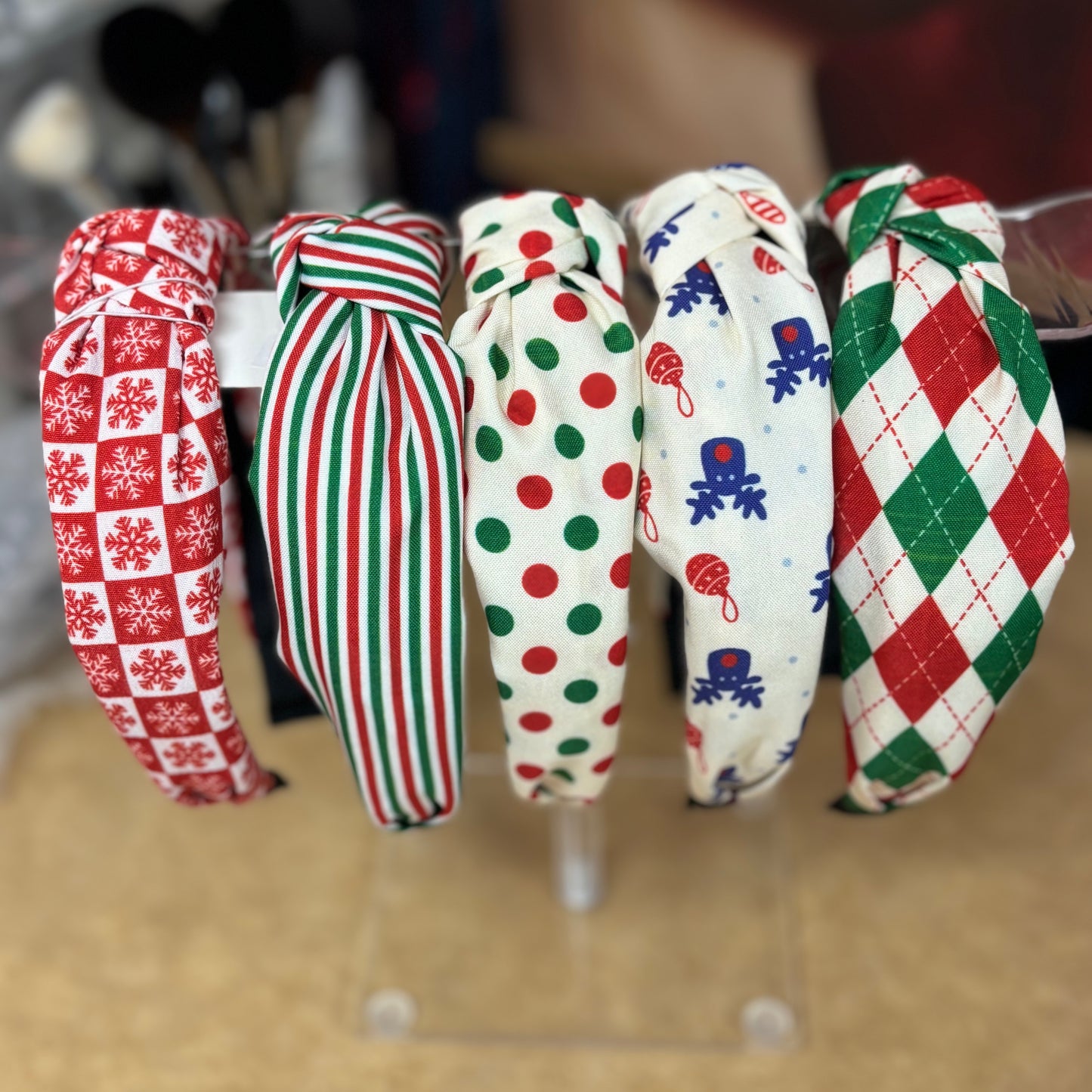 Christmas Top Knot Headband for all Ages