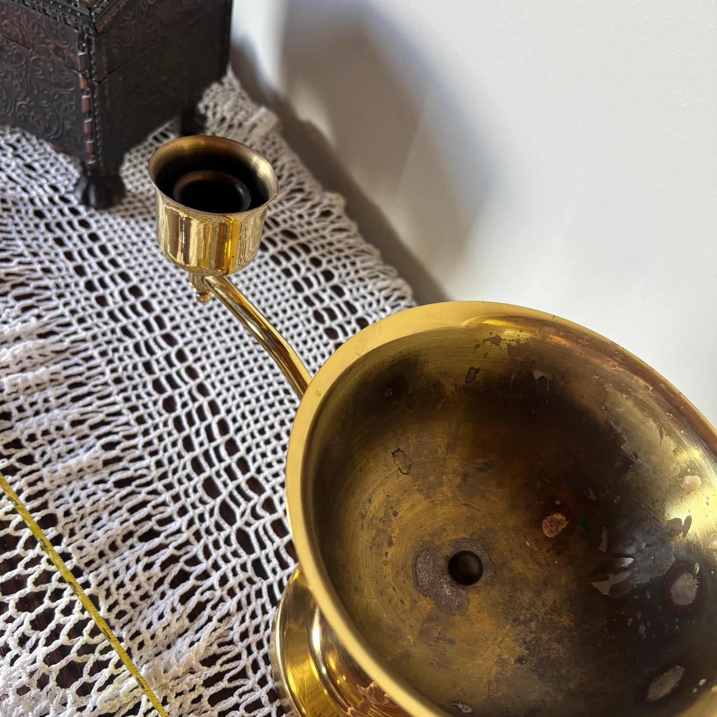 Brass Centerpiece Candelabra /Unity Candle