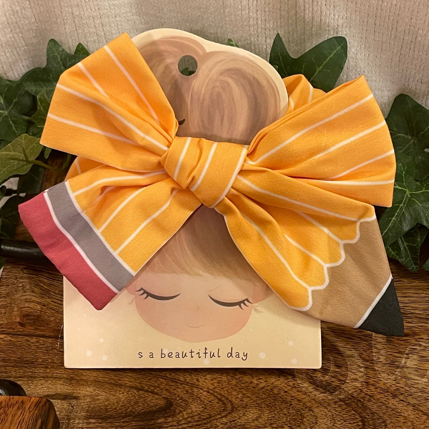Girls Pencil Hair Scrunchie