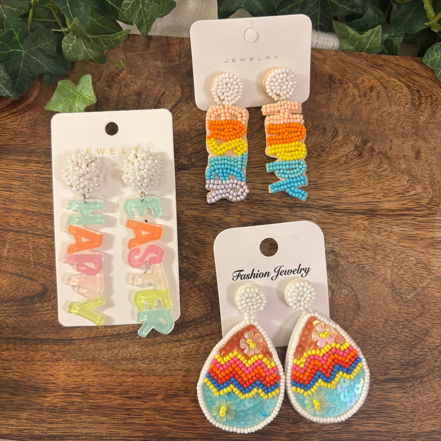 Easter Bunny Drop Earrings