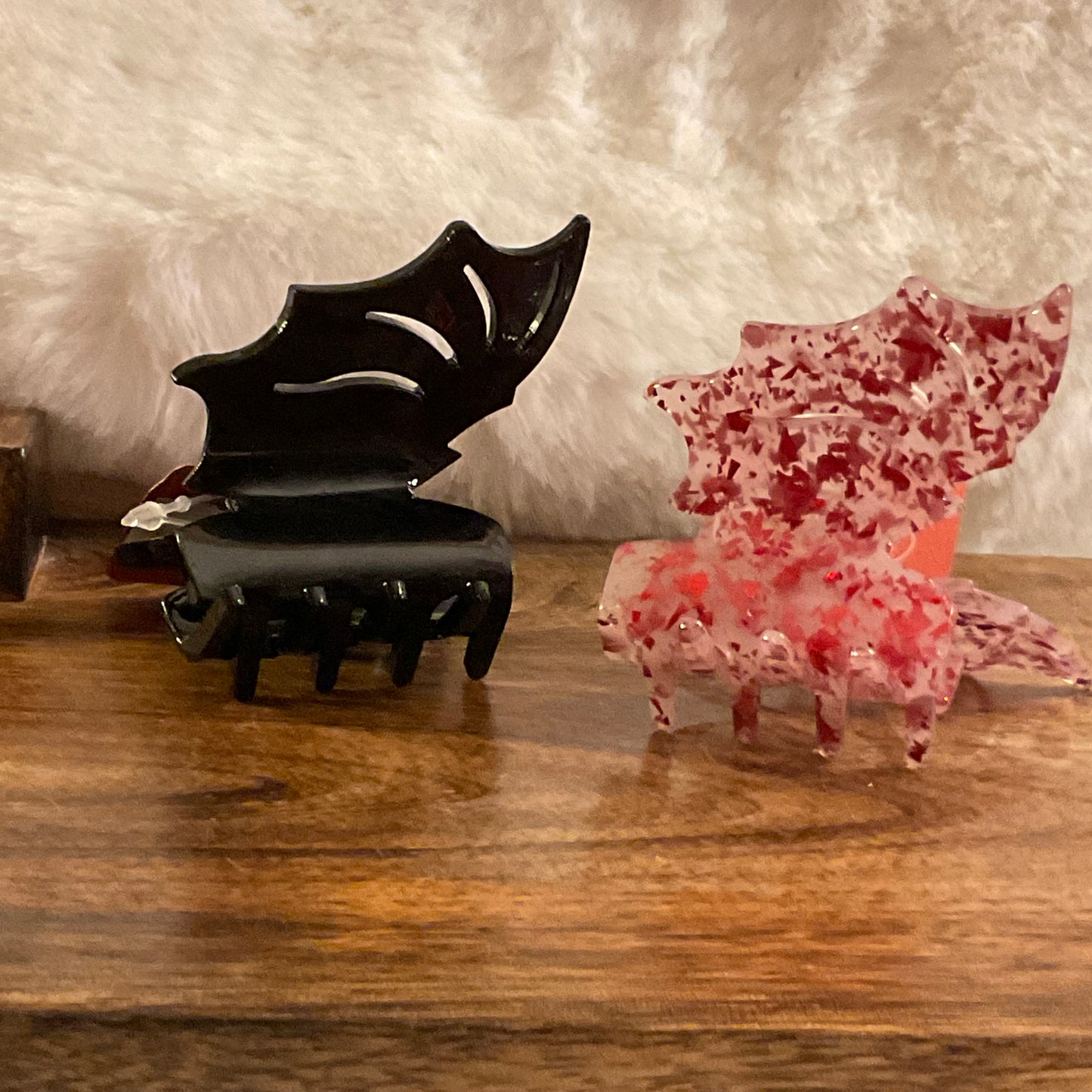 Halloween Hair Claw Clip • Bats