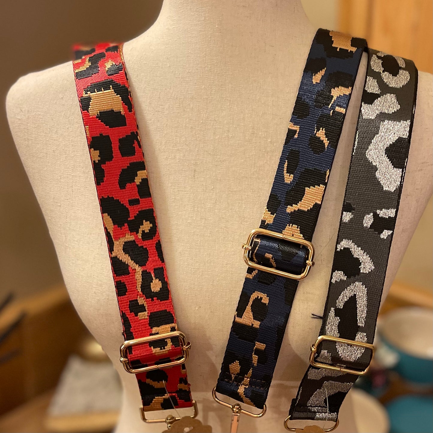 GameDay: Replacement Guitar Purse Strap • Leopard Print