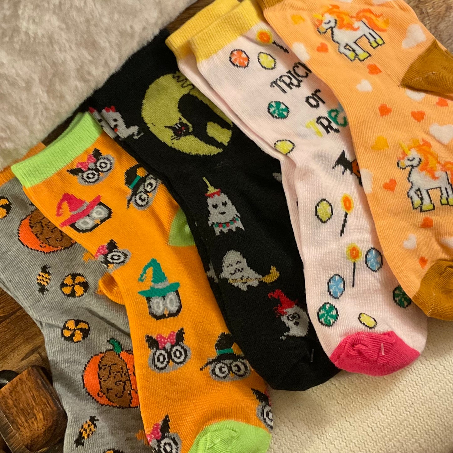 Halloween Kids Socks (6-8)