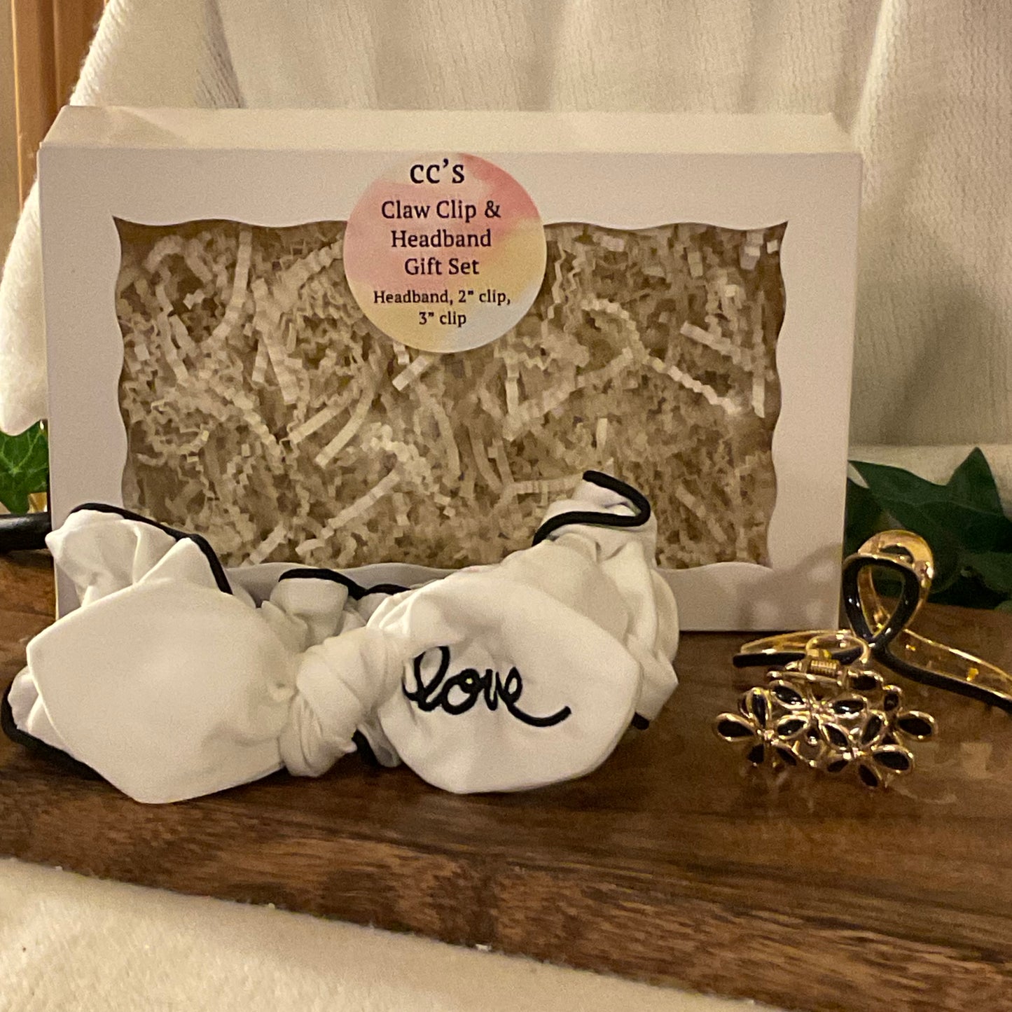 Spa Headband & Claw Cip Gift Set