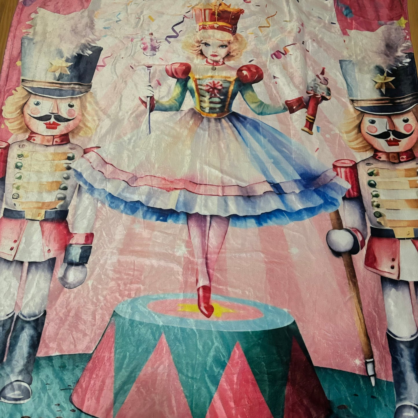 Nutcracker Ballerina Blanket 51” x 60”