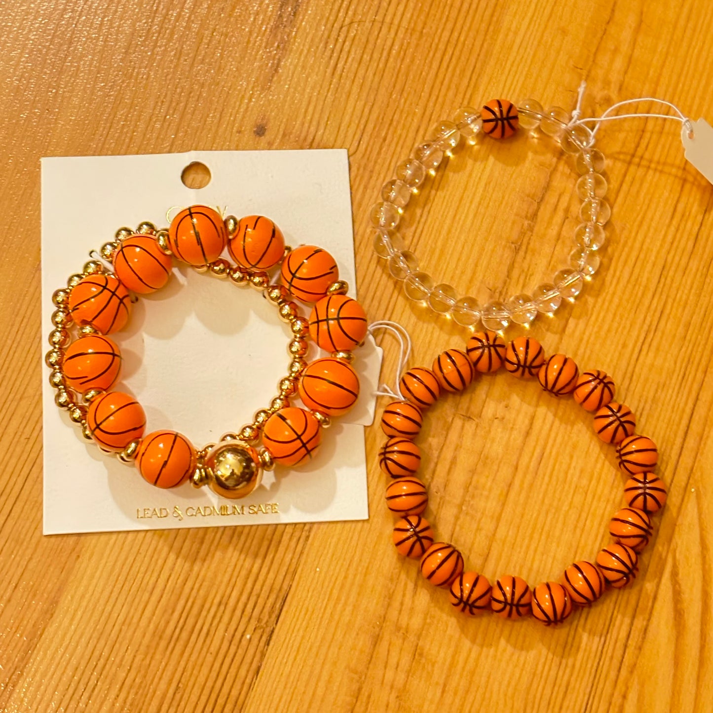 Basketball Stretch Bracelet