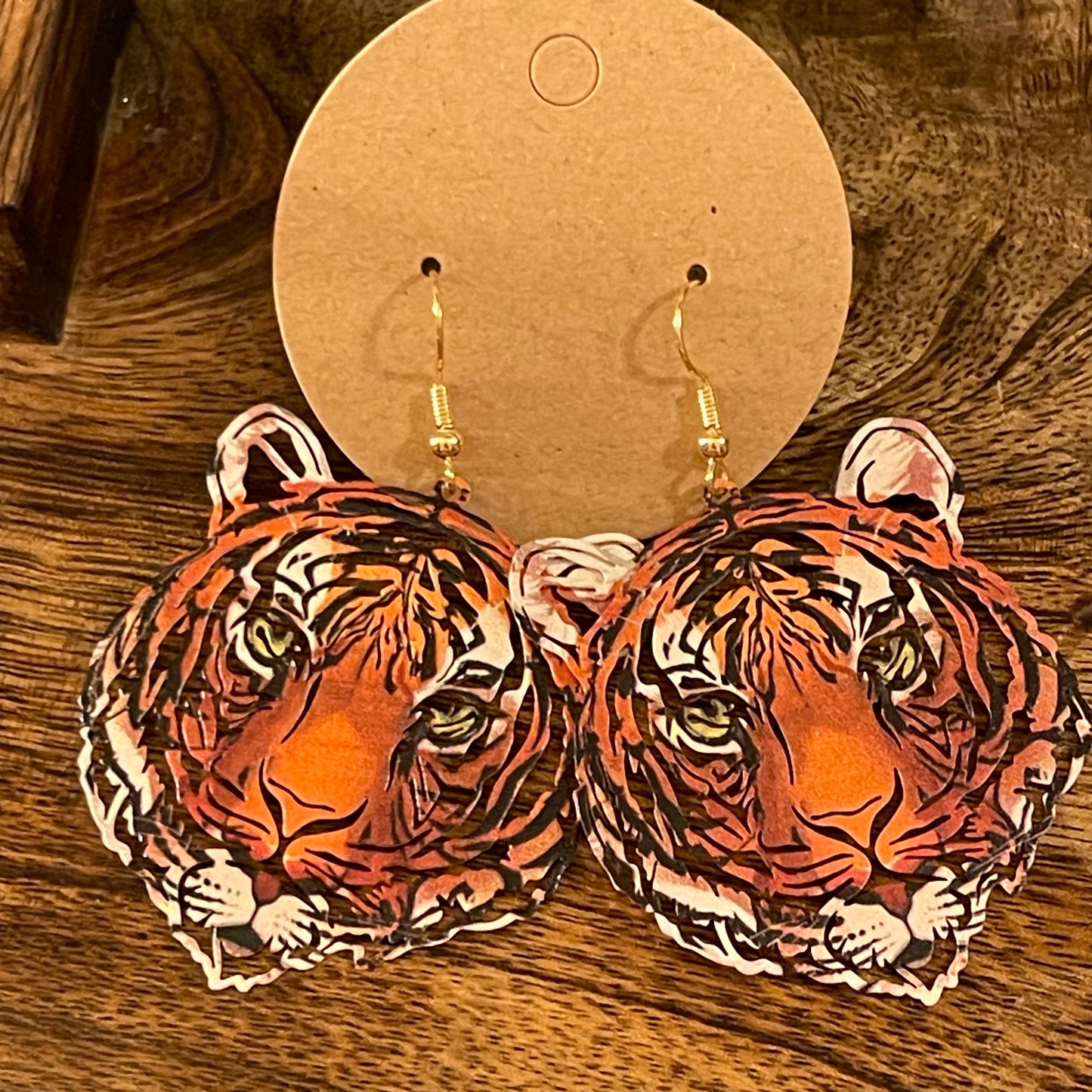 GameDay: Tiger Dangle or Post Back Earrings