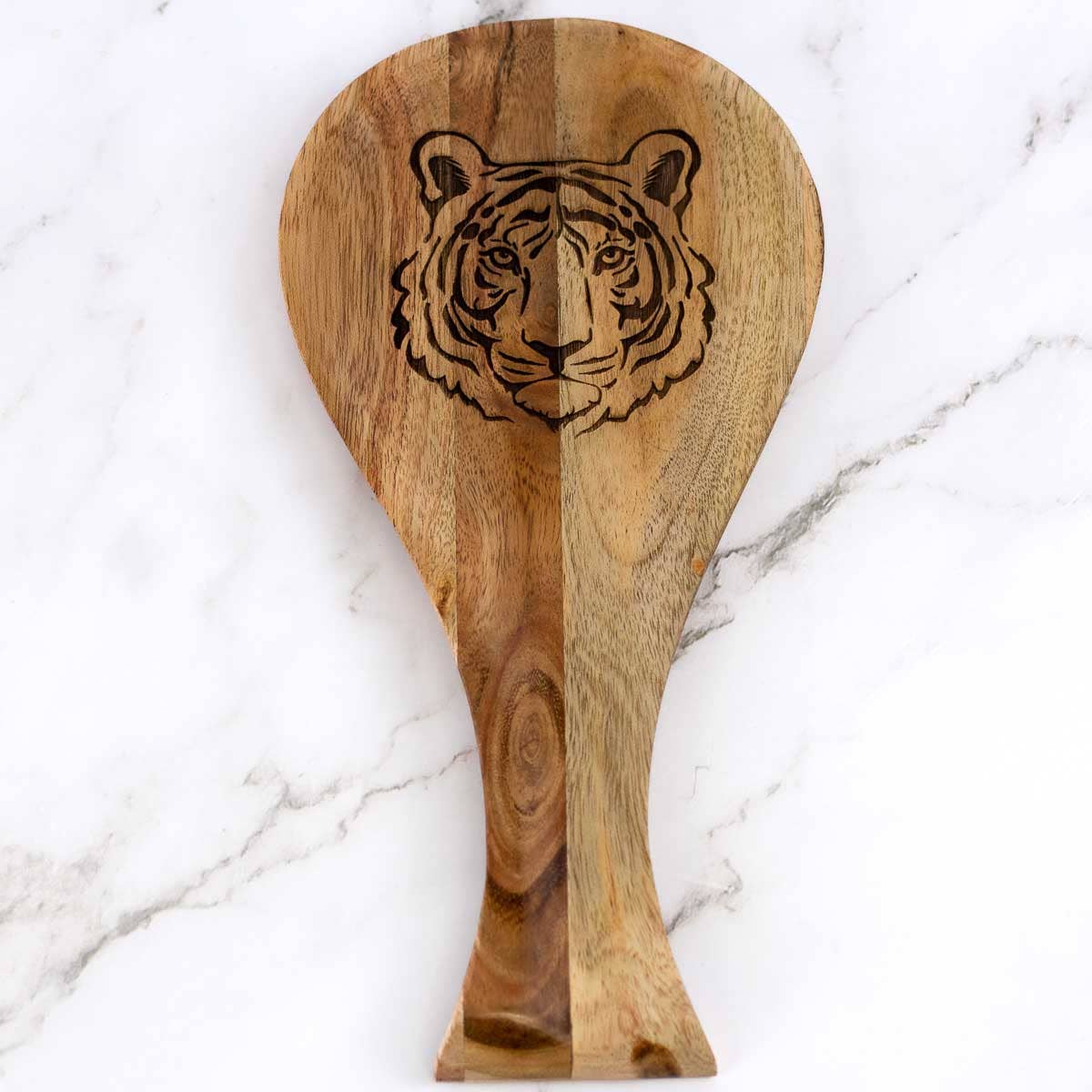 Tiger Spoon Rest Natural 10x5