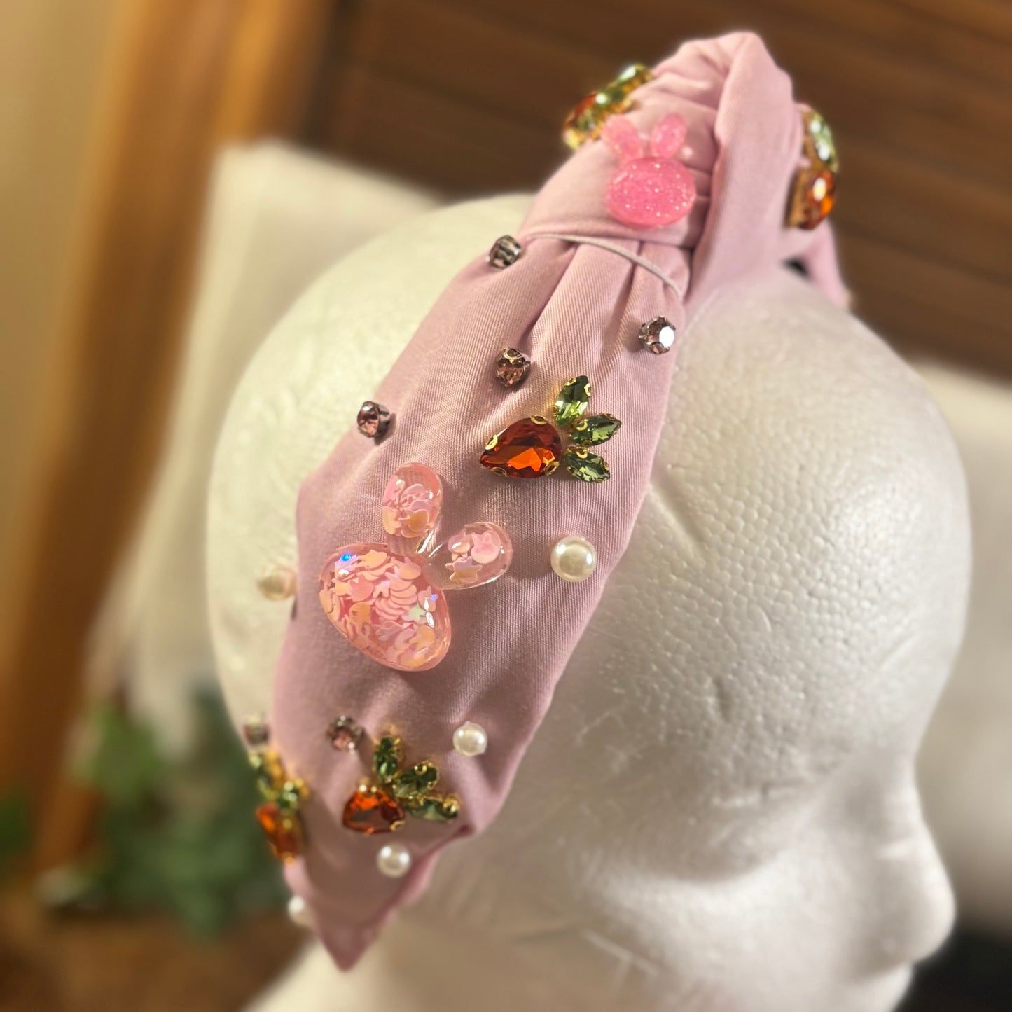 Easter Embellished Top Knot Headband