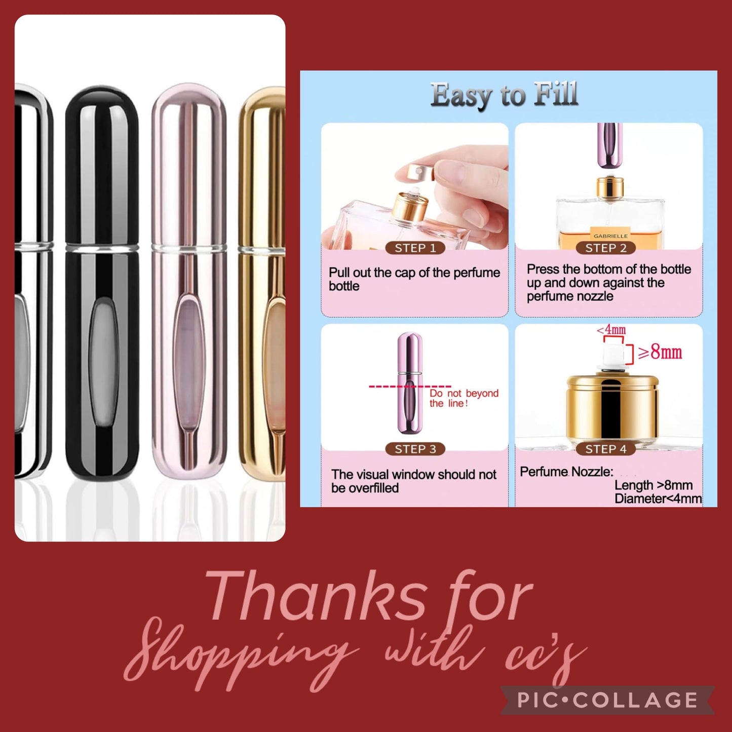 5ml Empty Perfume Pod