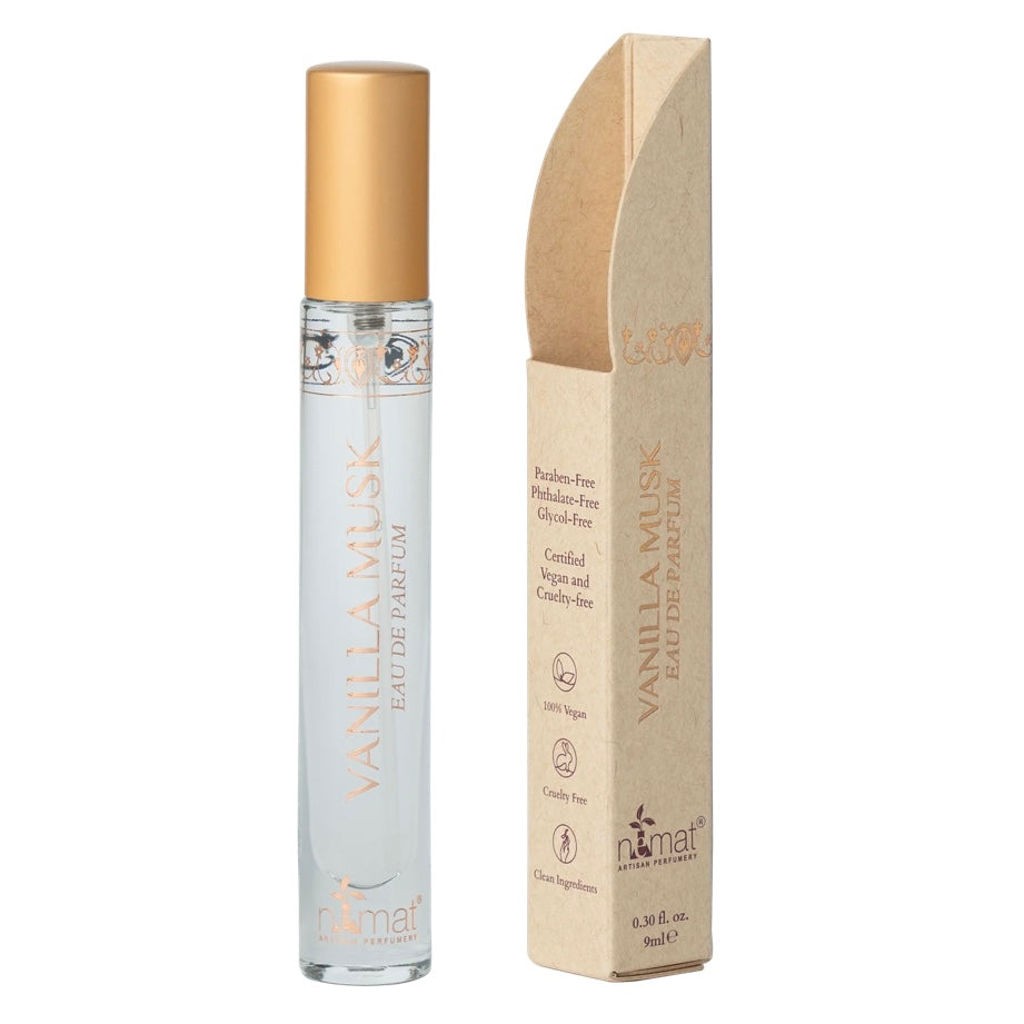 Vanilla Musk Parfum 50ml Spray • Vanilla Musk Fragrance Oil in Convenient 10ml or 5ml Rollerball