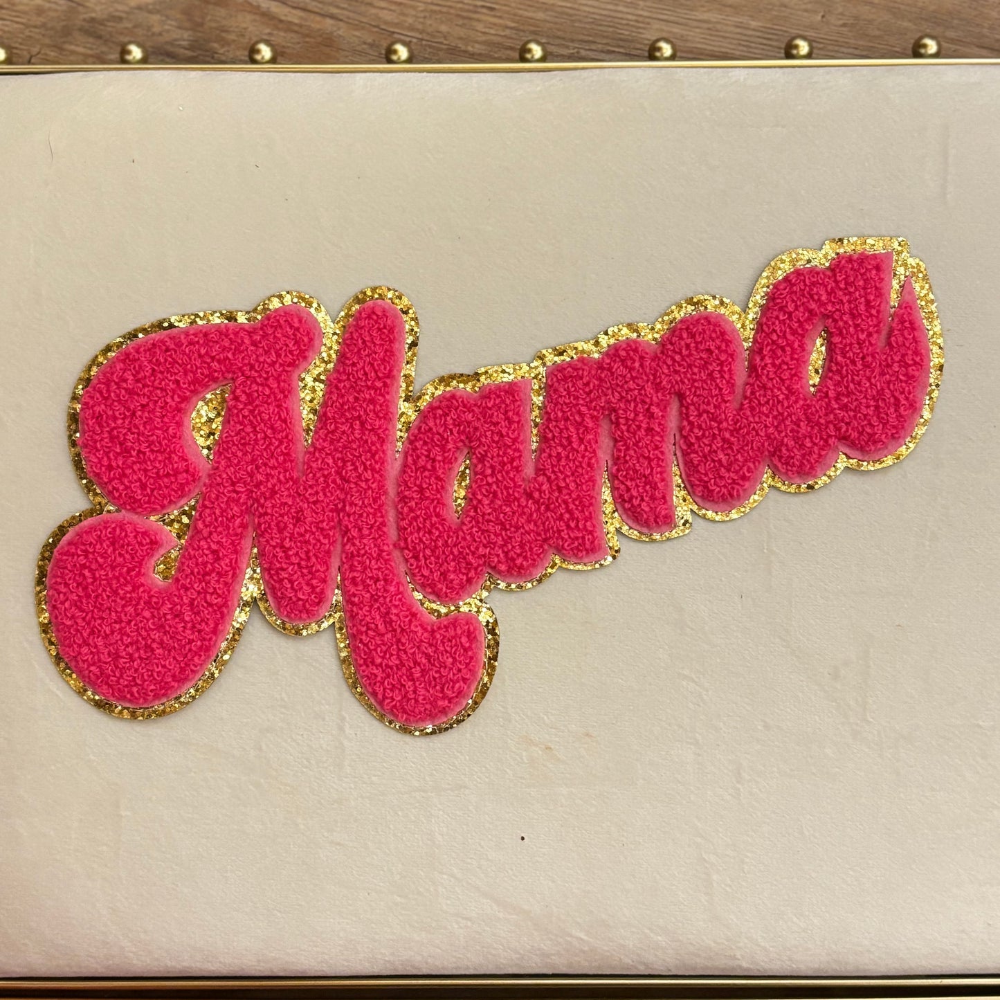 Chenille Iron On Patch • MAMA