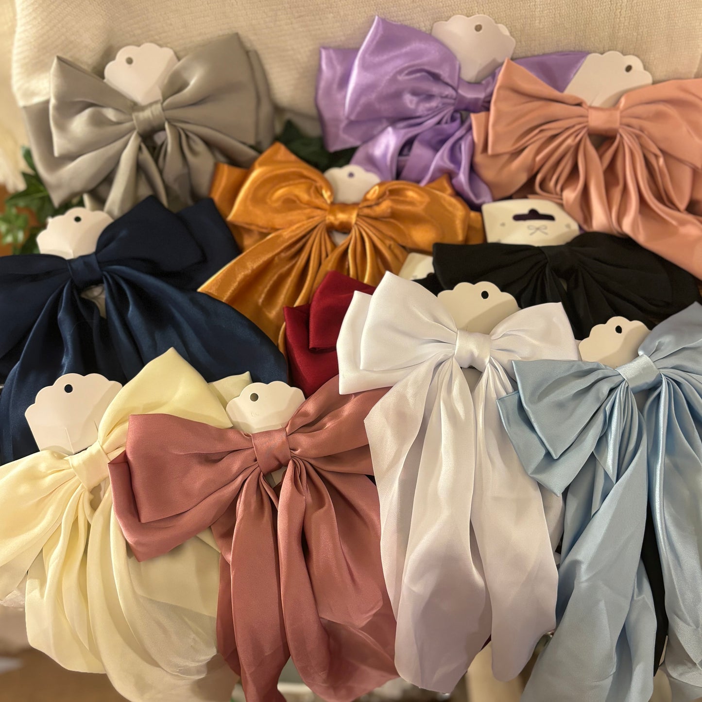 Large Hair Bows in Various Colors