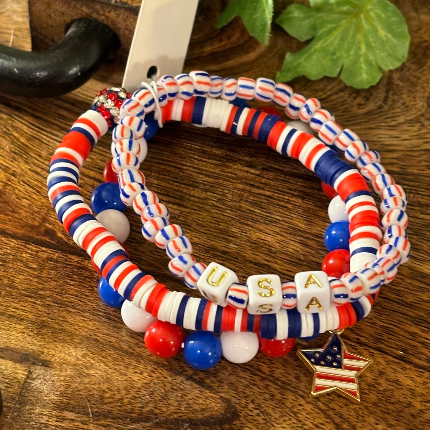 USA Americana Stretch Bracelet Stacks