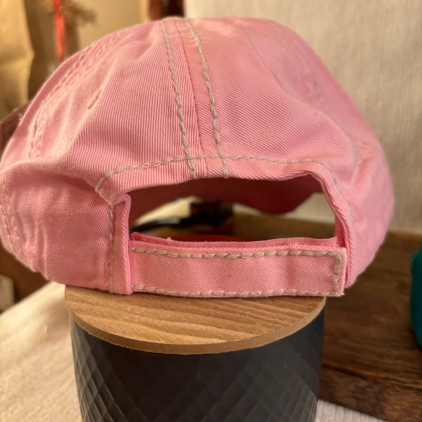 Mama BEAR Hats with Adjustable Back • Pink