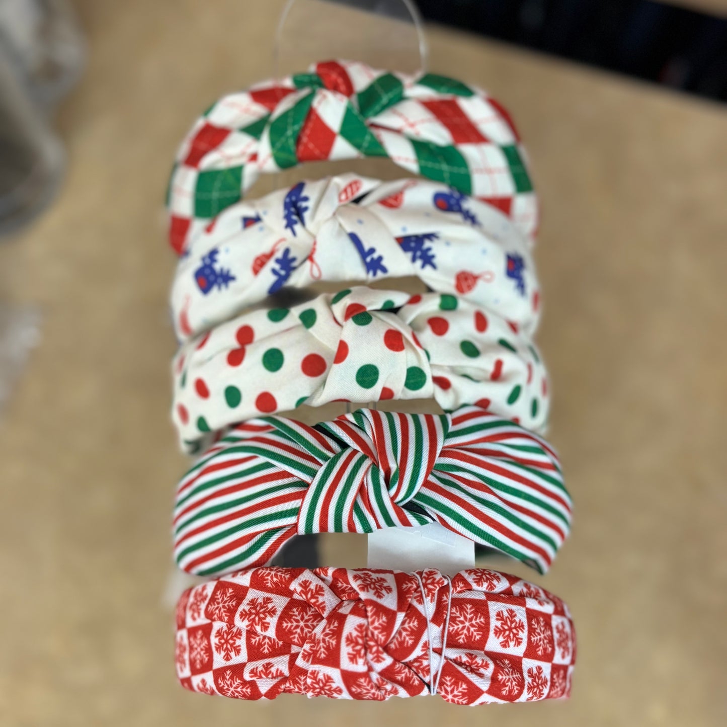 Christmas Top Knot Headband for all Ages