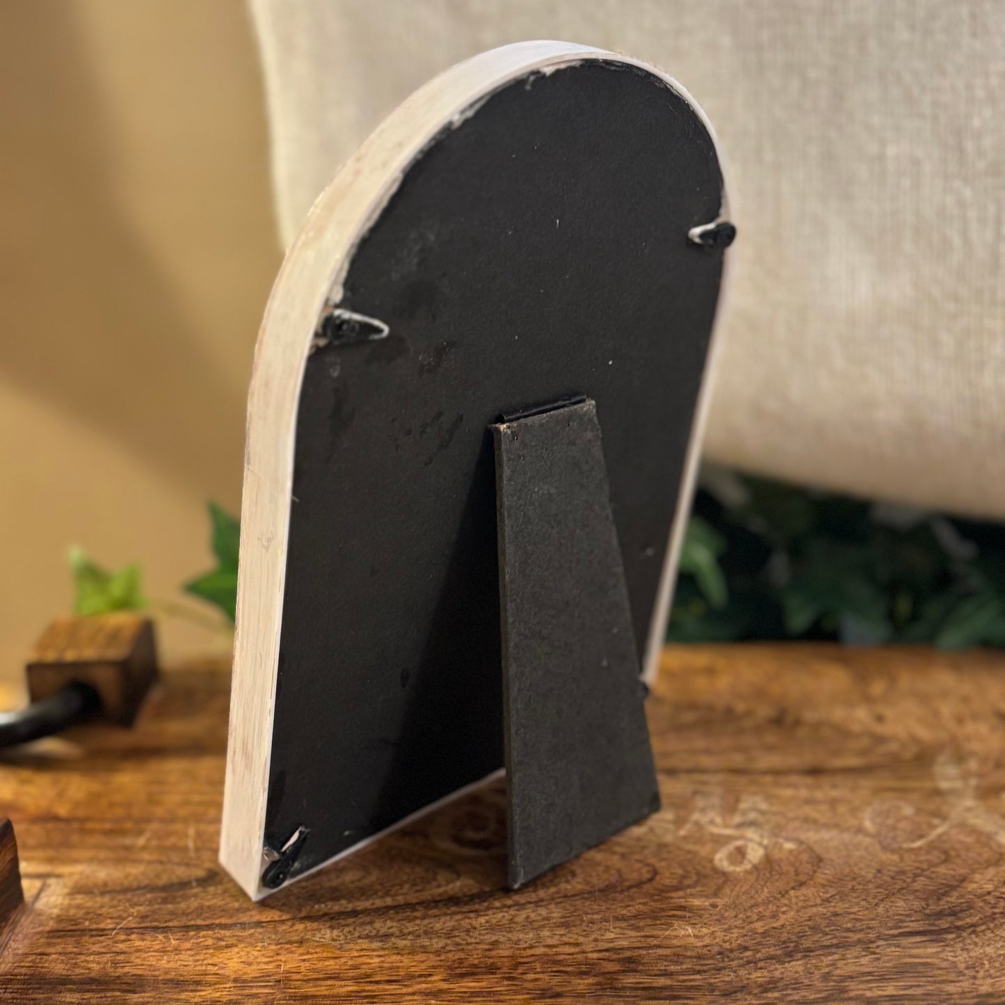 Casted Gold Cross on Acrylic Frame