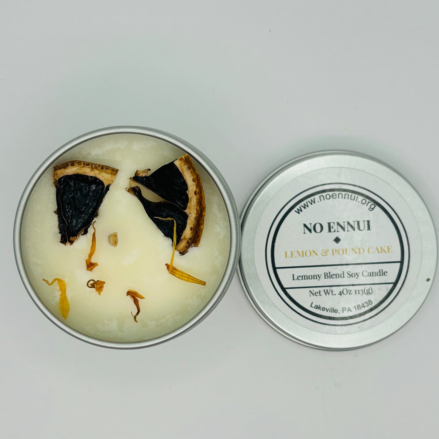 Soy Candle 4oz Wildflowers Lemon Sea Salt