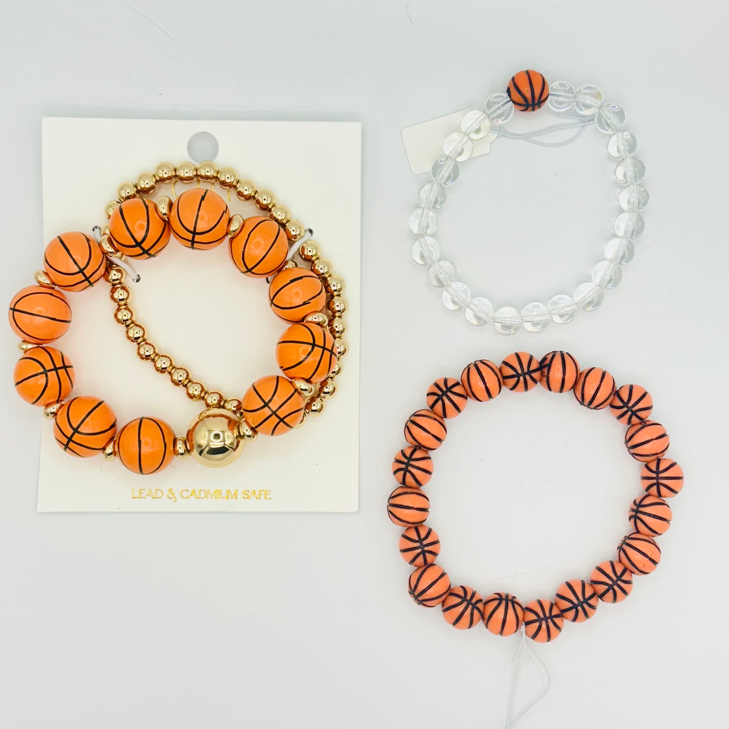 Basketball Stretch Bracelet