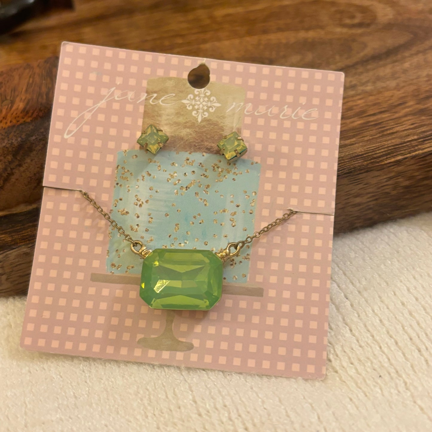 Jane Marie Post Back Earrings and Necklace Set