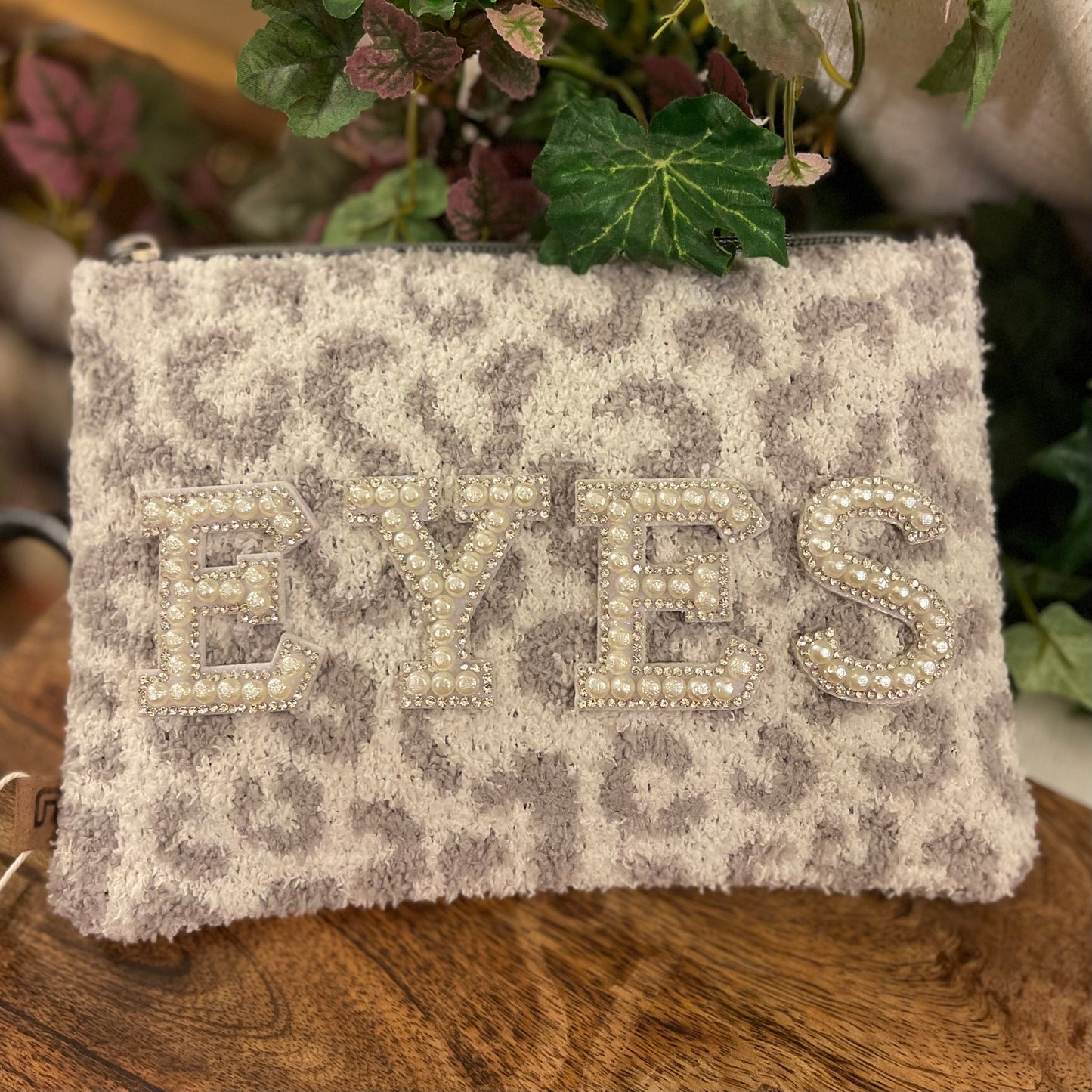 ComfyLuxe Small Leopard Print Zippered Travel Pouch