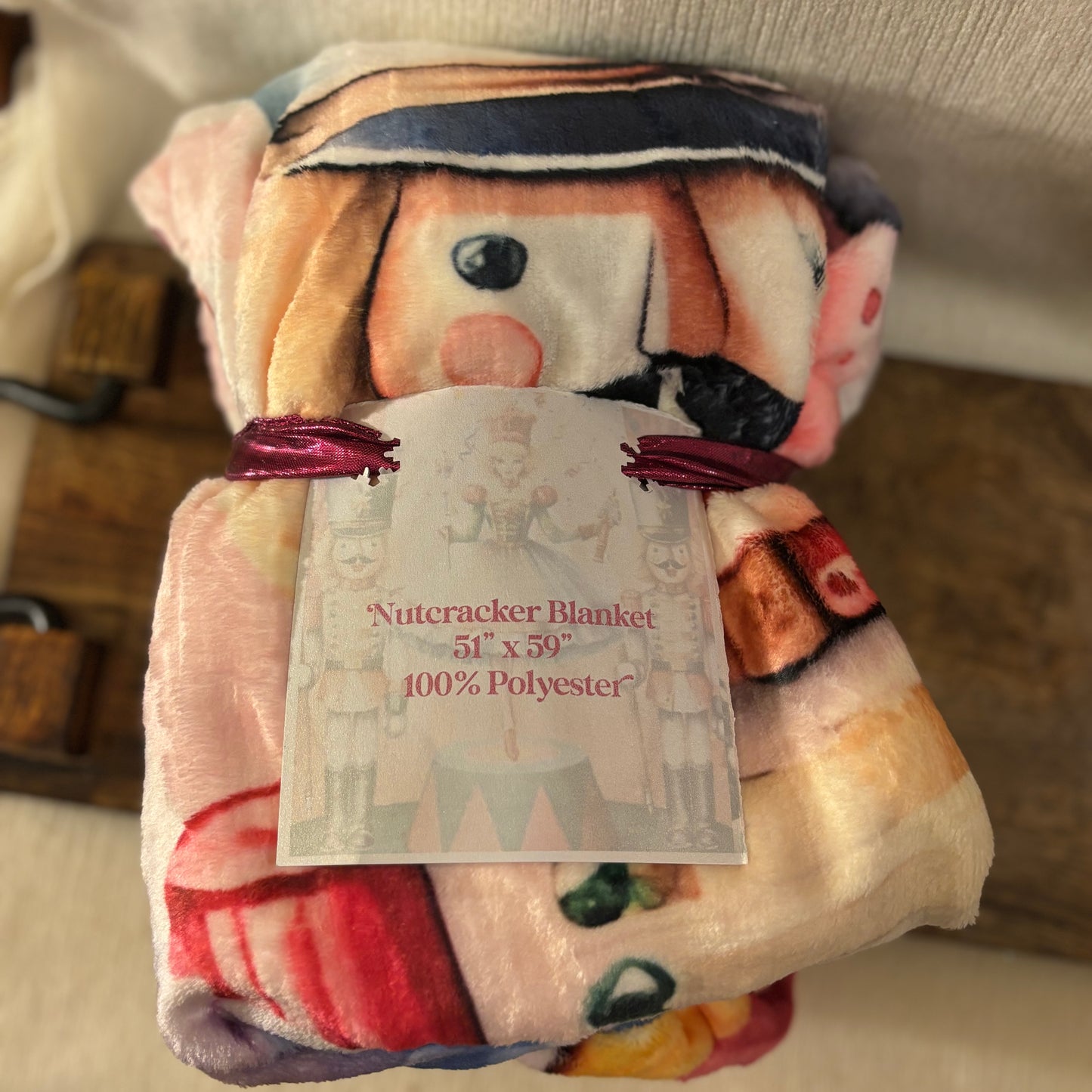 Nutcracker Ballerina Blanket 51” x 60”