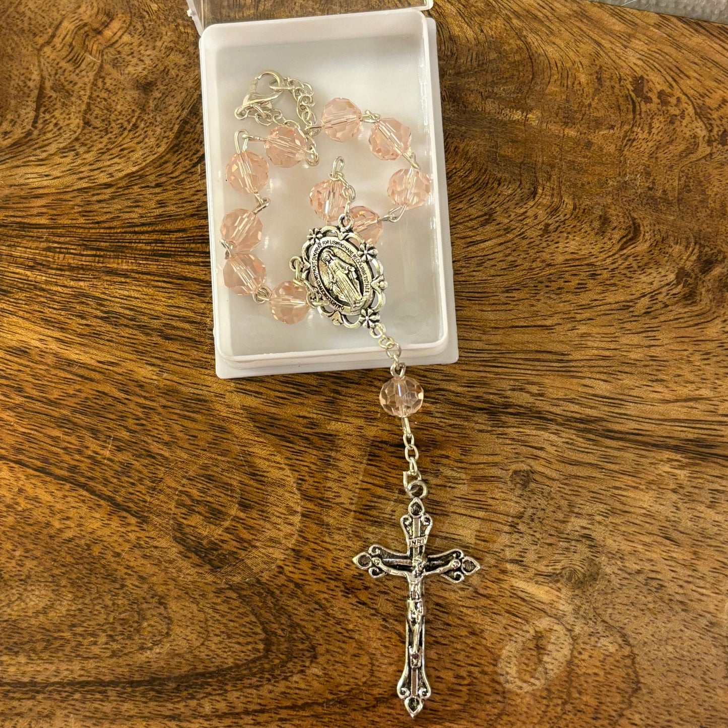 Auto Rearview Mirror Rosary