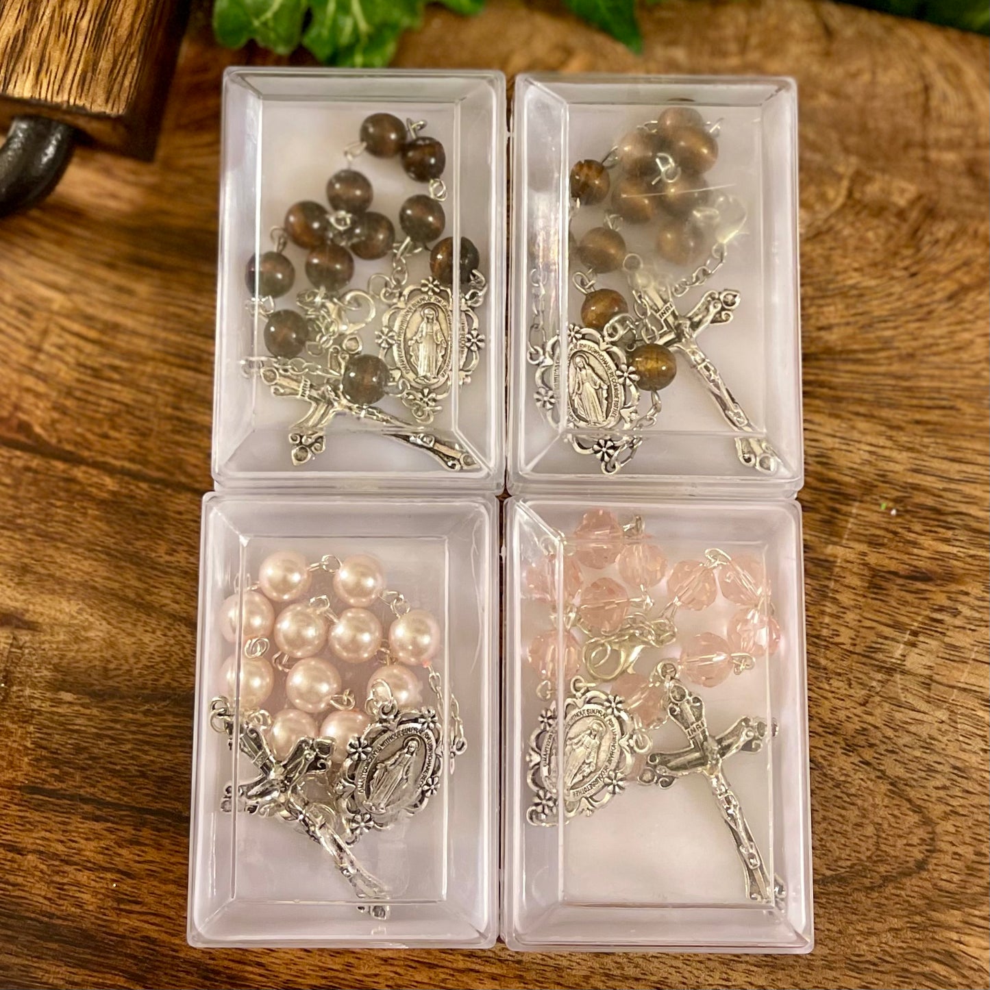 Auto Rearview Mirror Rosary